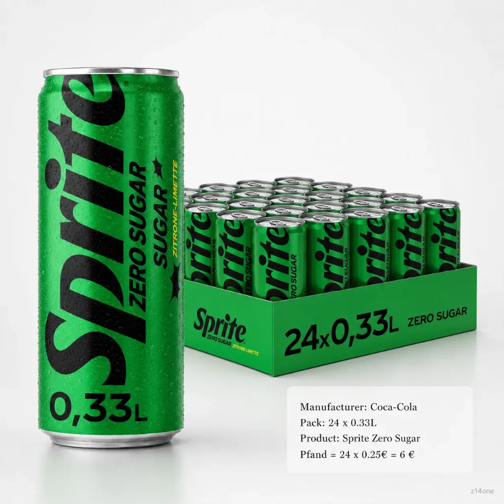 Sprite Zero  DOSE ( 24 x 0,33 L )