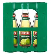Granini Coctail Basis Lime Juice  GLASS ( 6 x 1 L )