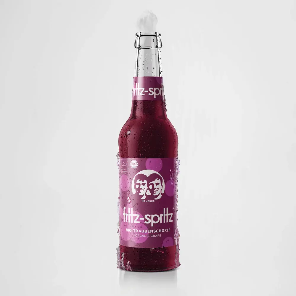 Fritz Bio Traubenschorle  GLASS ( 24 x 0,33 L )