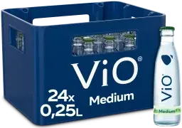 [02-0329] Vio Medium   GLASS ( 24 x 0,25 L )