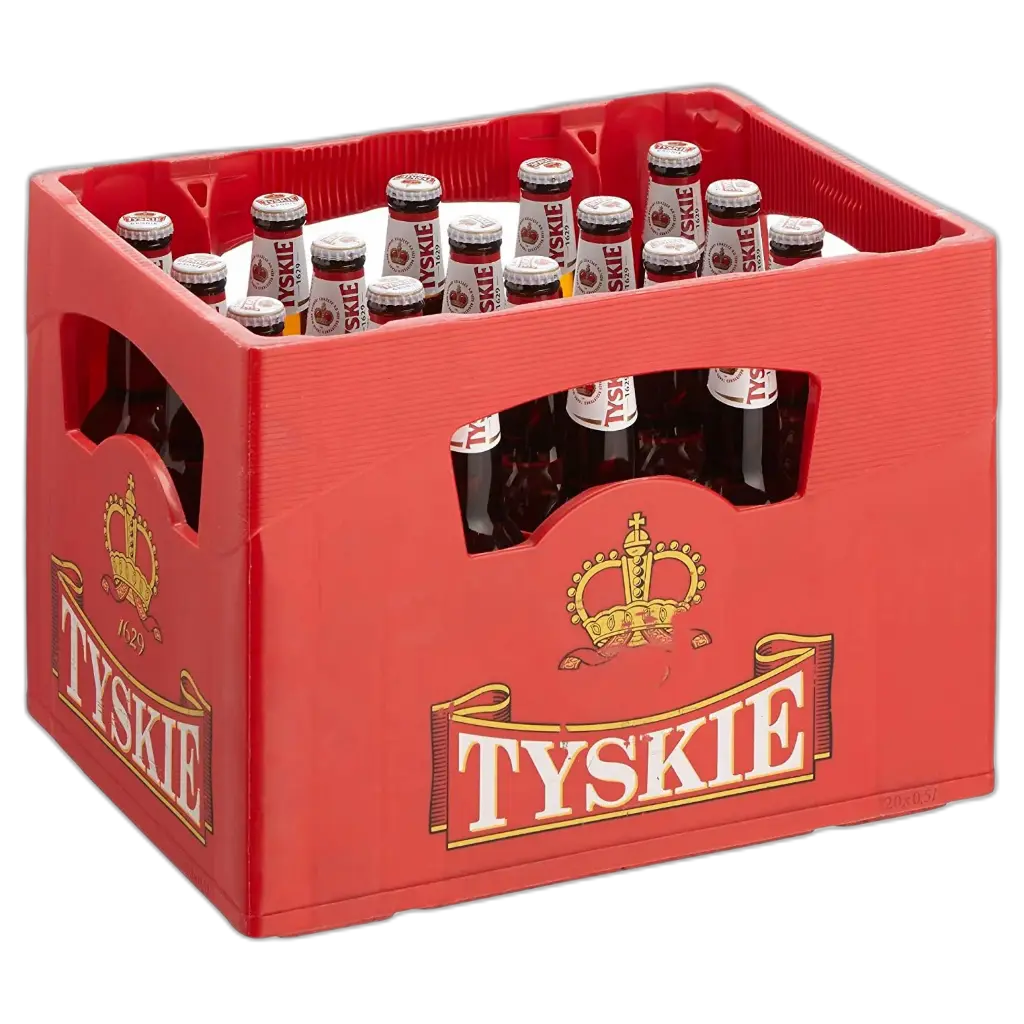 [02-0115] Tyskie  GLASS ( 20 x 0,5 L )