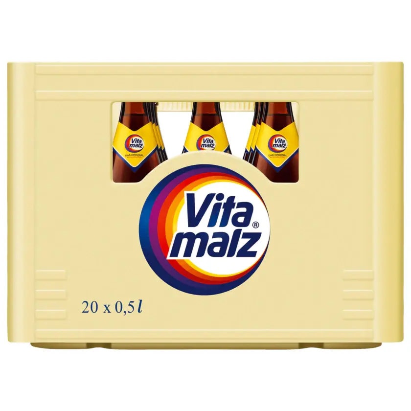 [02-0116] Vitamalz Bier   GLASS ( 20 x 0,5 L )
