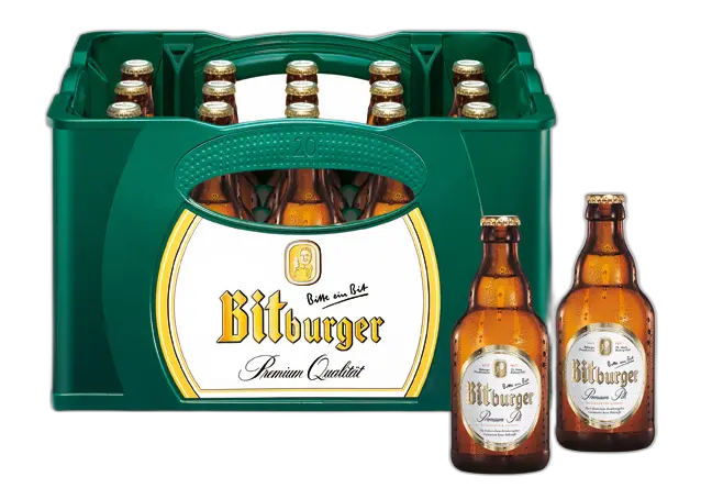 [02-0122] Bitburger  GLASS ( 24 x 0,33 L )