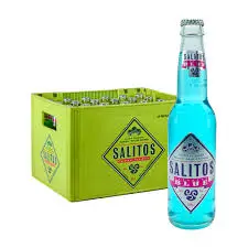 [02-0140] Salitos Blue  GLASS ( 24 x 0,33 L )