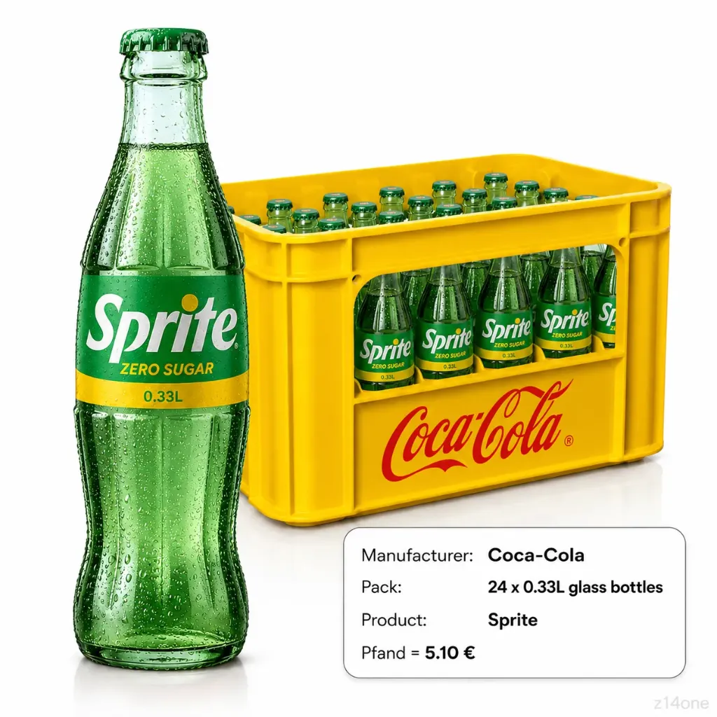 Sprite   GLASS ( 24 x 0,33 L )