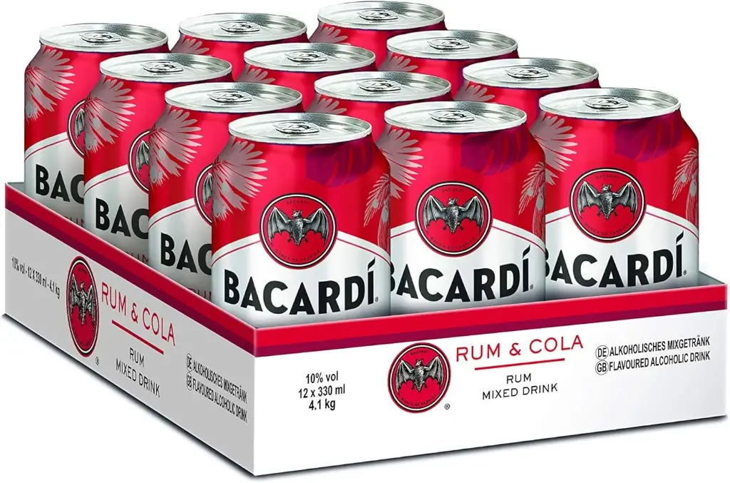 [01-0006] Bacardi Coke  DOSE ( 12 x 0,33 L )