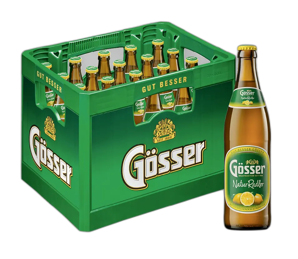 Gösser Radler  GLASS ( 20 x 0,5 L )
