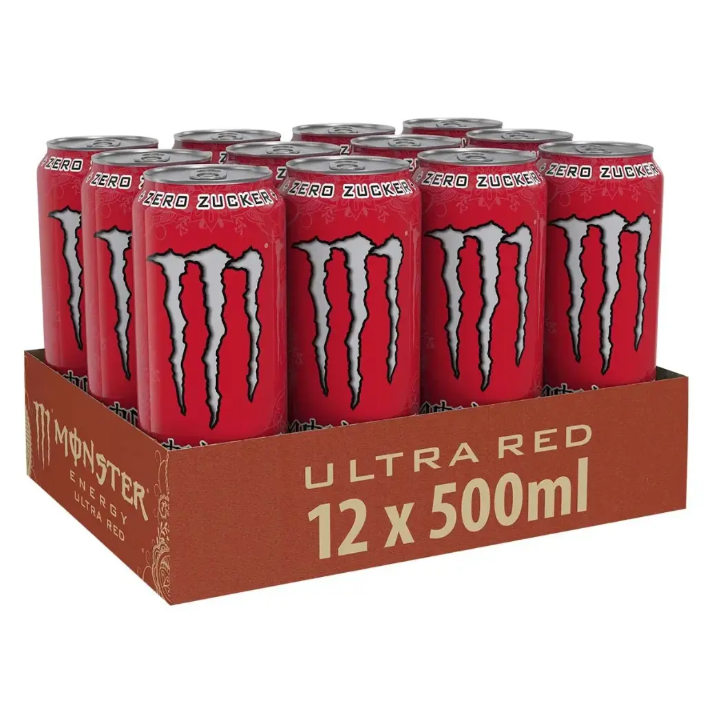 Monster Ultra Red  DOSE ( 12 x 0,5 L )