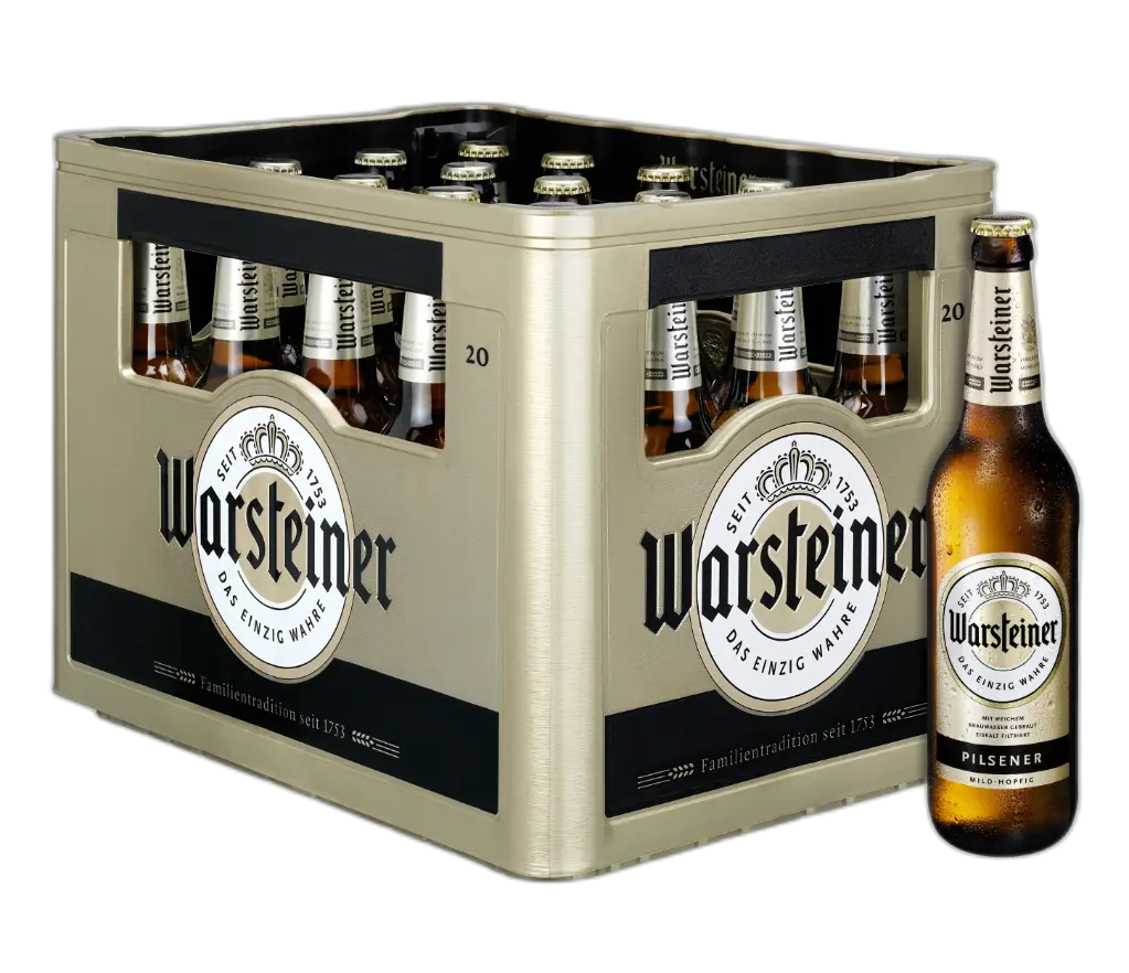Warsteiner Pils  GLASS ( 20 x 0,5 L )