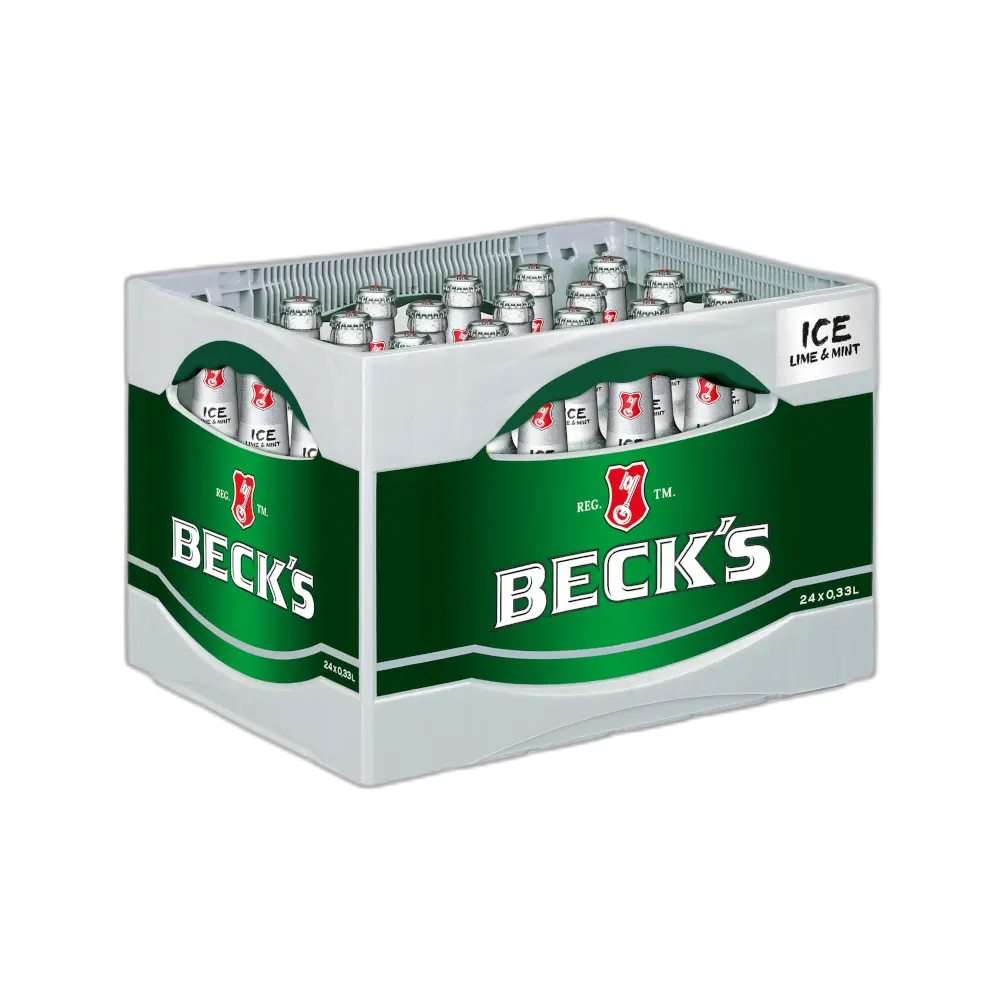 Becks Ice  GLASS ( 24 x 0,33 L )