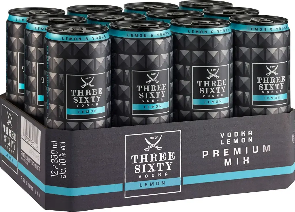 [01-0040] Three Sixty Lemon  DOSE ( 12 x 0,33 L )