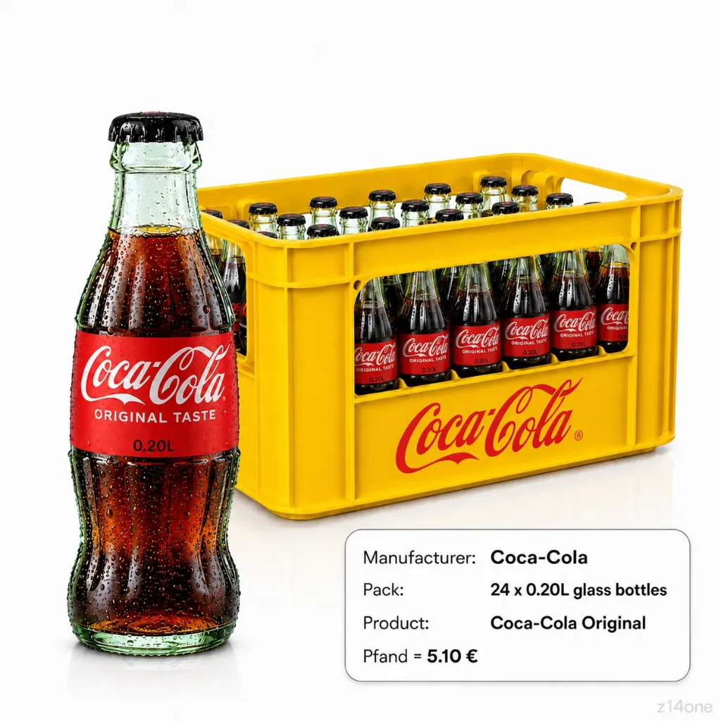 Coca Cola   GLASS ( 24 x 0,2 L )