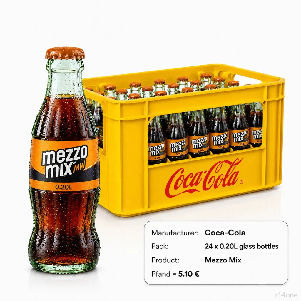 Mezzo Mix   GLASS ( 24 x 0,2 L )
