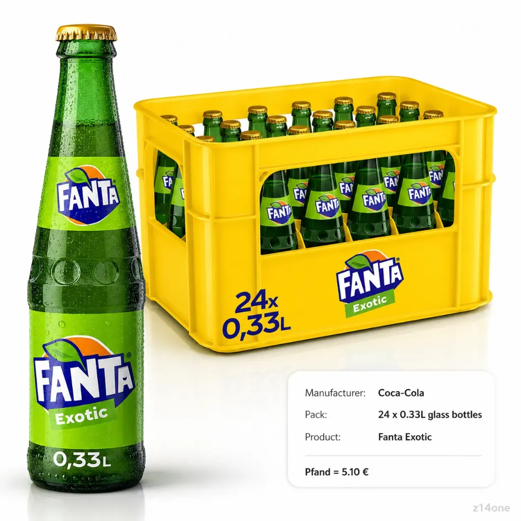 Fanta Exotic   GLASS ( 24 x 0,33 L )