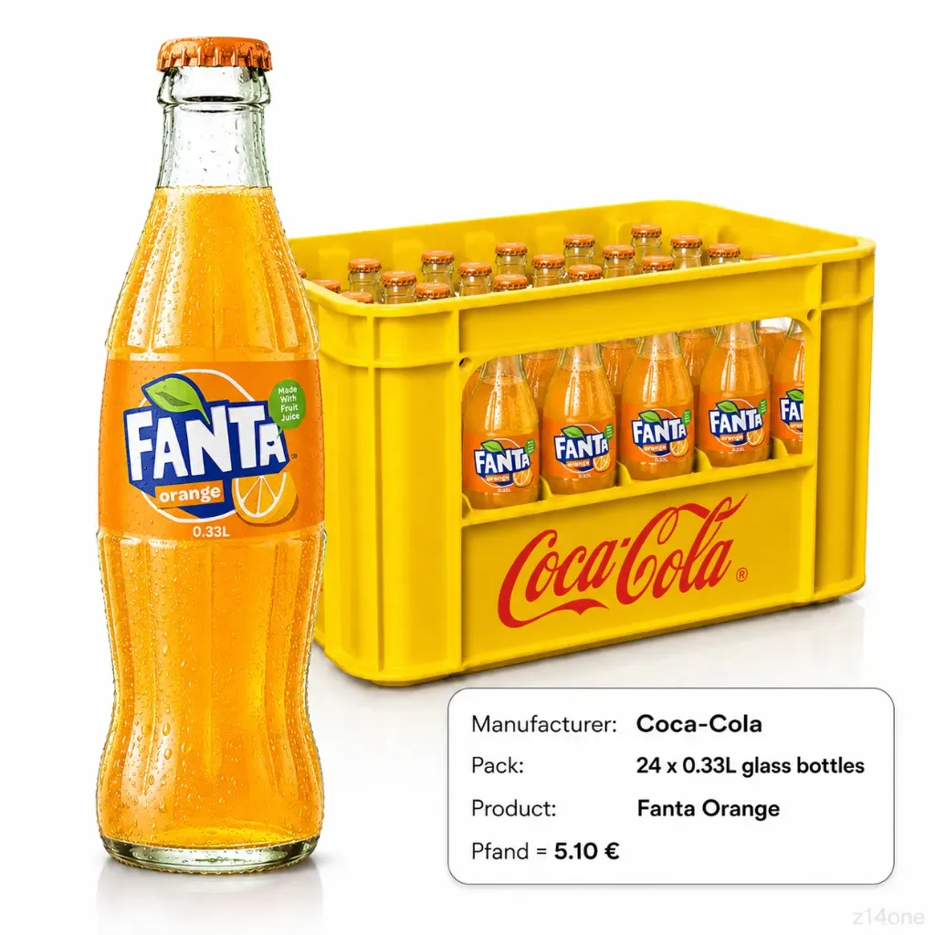 Fanta   GLASS ( 24 x 0,33 L )