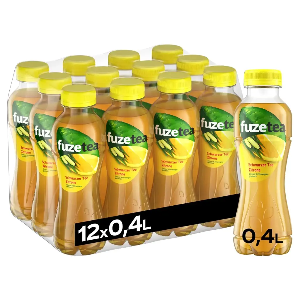 Fuze Tea Zitrone Zitronengras   PEW ( 12 x 0,4 L )