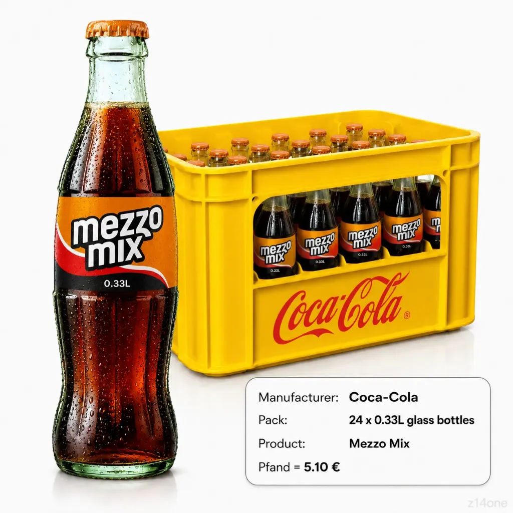 Mezzo Mix   GLASS ( 24 x 0,33 L )