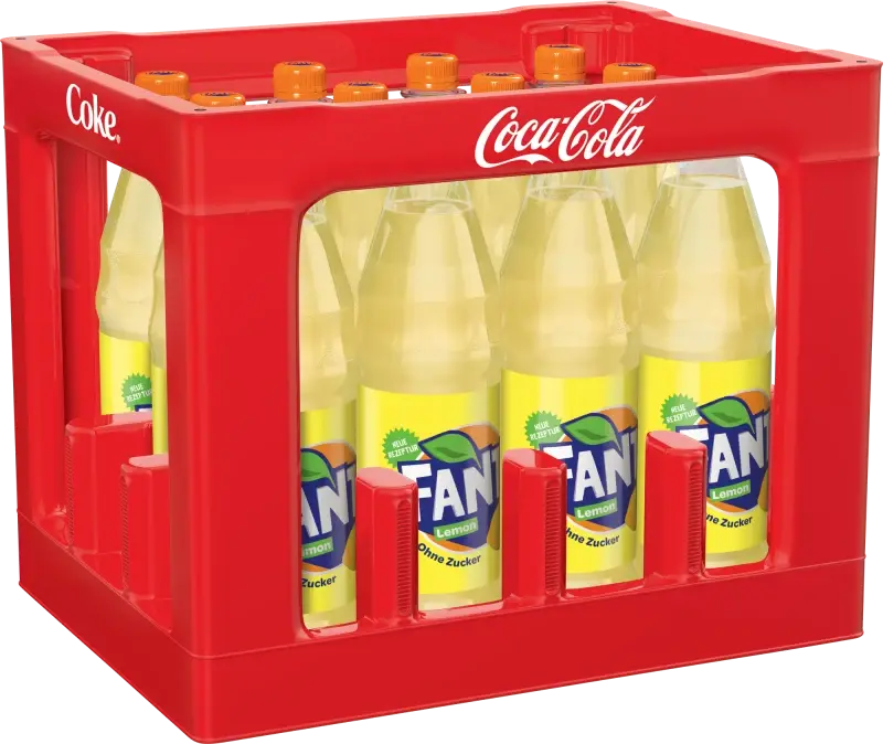 [03-0111] Fanta Lemon Zero  PET ( 12 x 1 L )