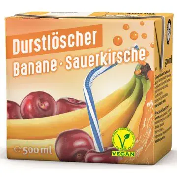 Durstloscher Banane Sauerkirsche ( 12 x 0.50L )