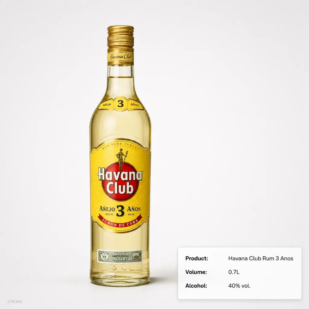 [04-0081] Havana Club Rum 3 Anos 40% Vol. 0.7 L