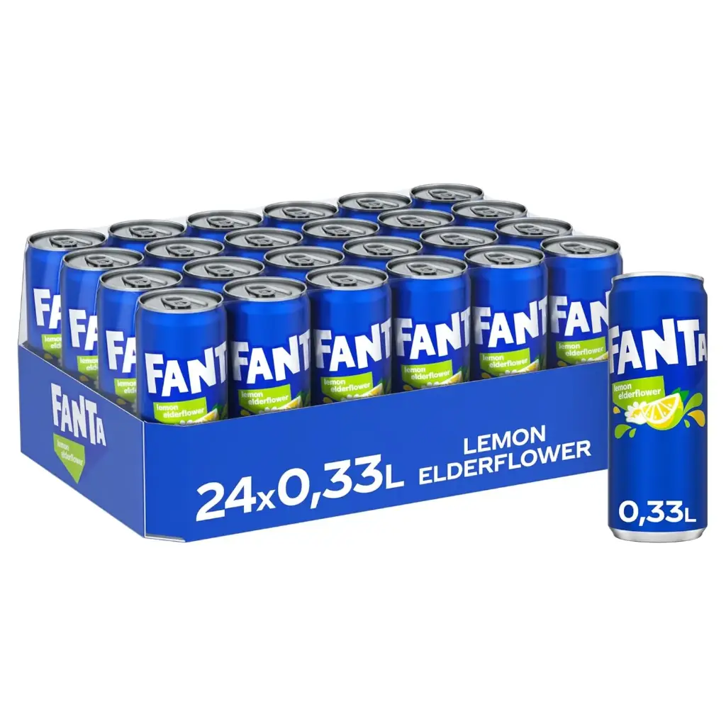 Fanta Lemon & Elderflower  DOSE ( 24 x 0,33 L )