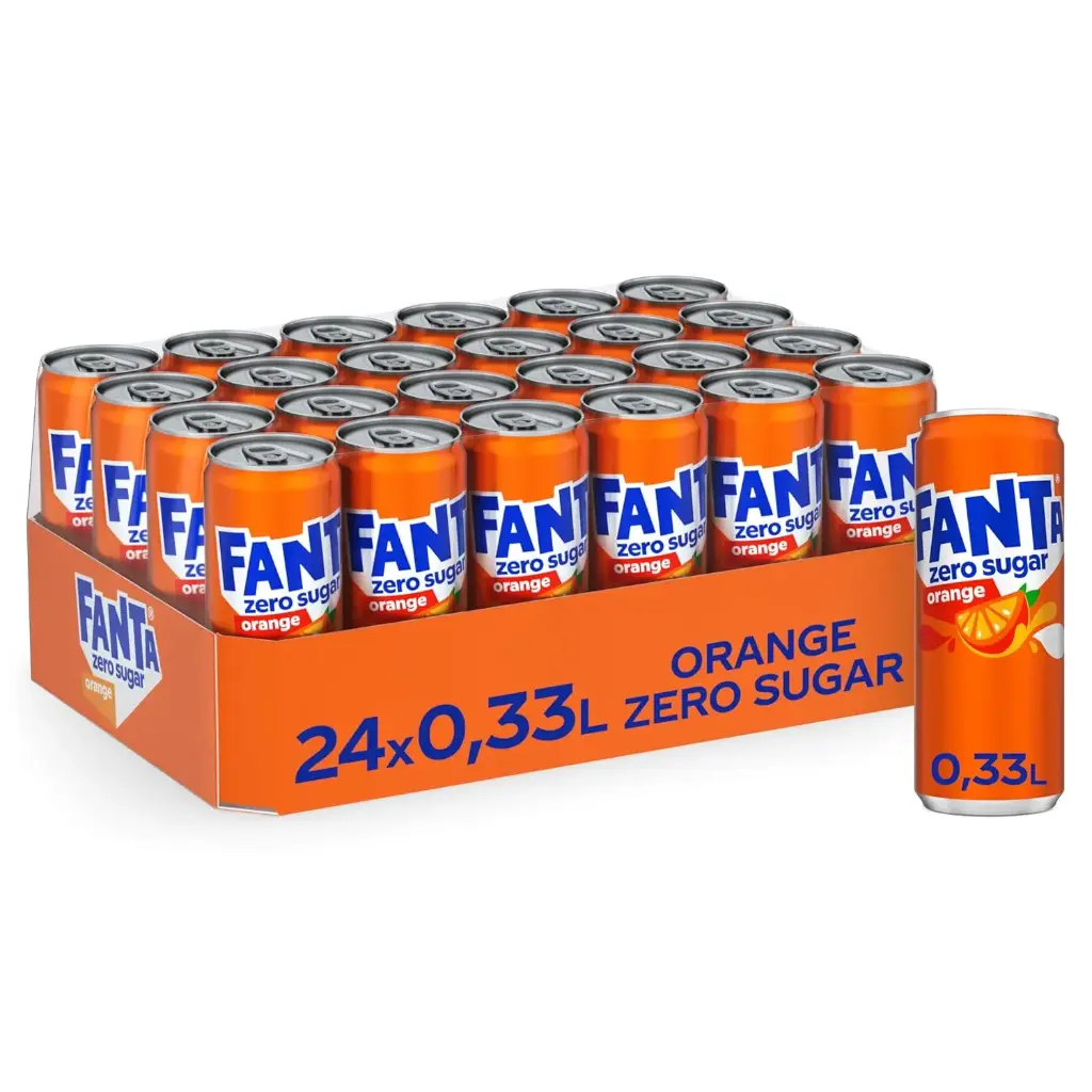 Fanta Zero  DOSE ( 24 x 0,33 L )