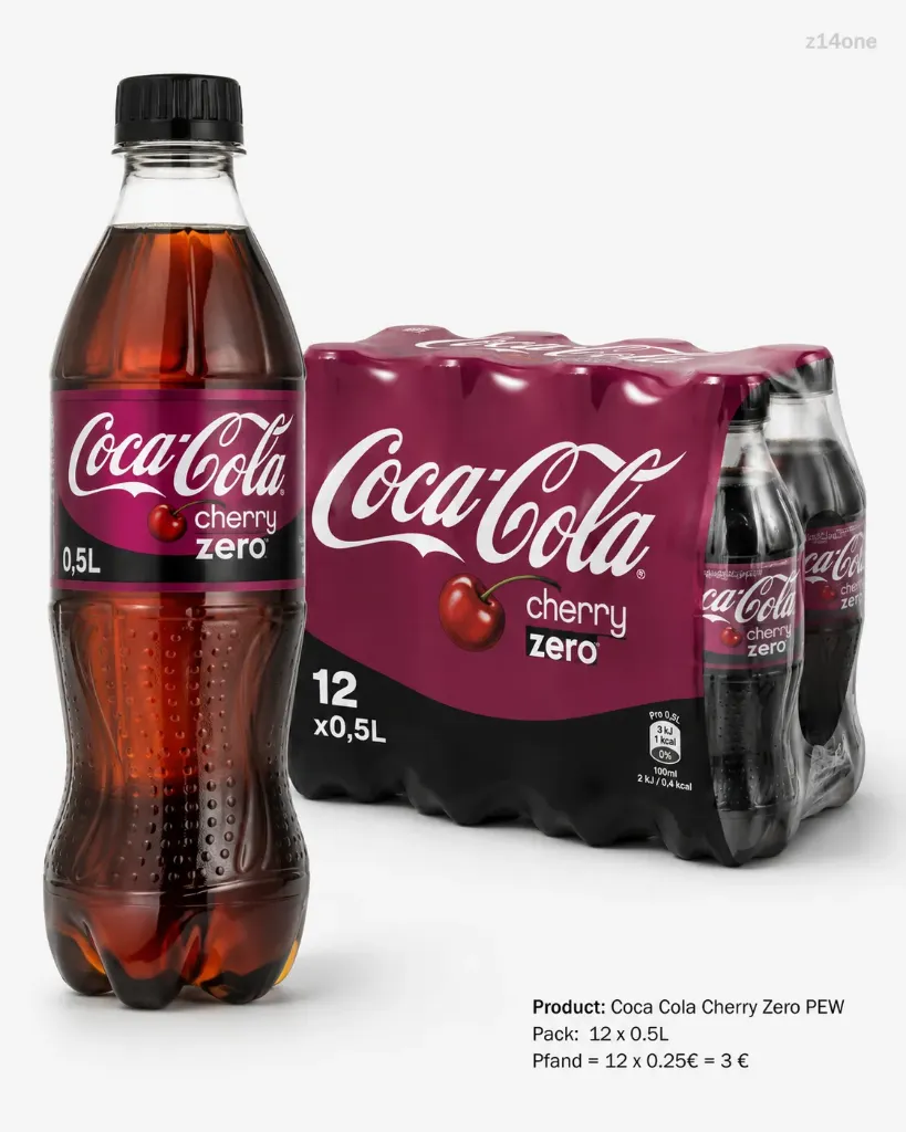 Coca Cola Cherry Zero   PEW ( 12 x 0,5 L )