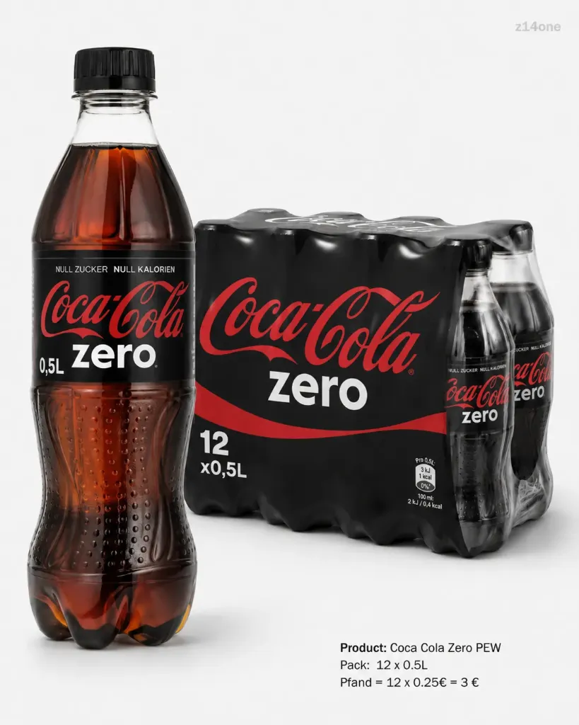 Coca Cola Zero   PEW ( 12 x 0,5 L )