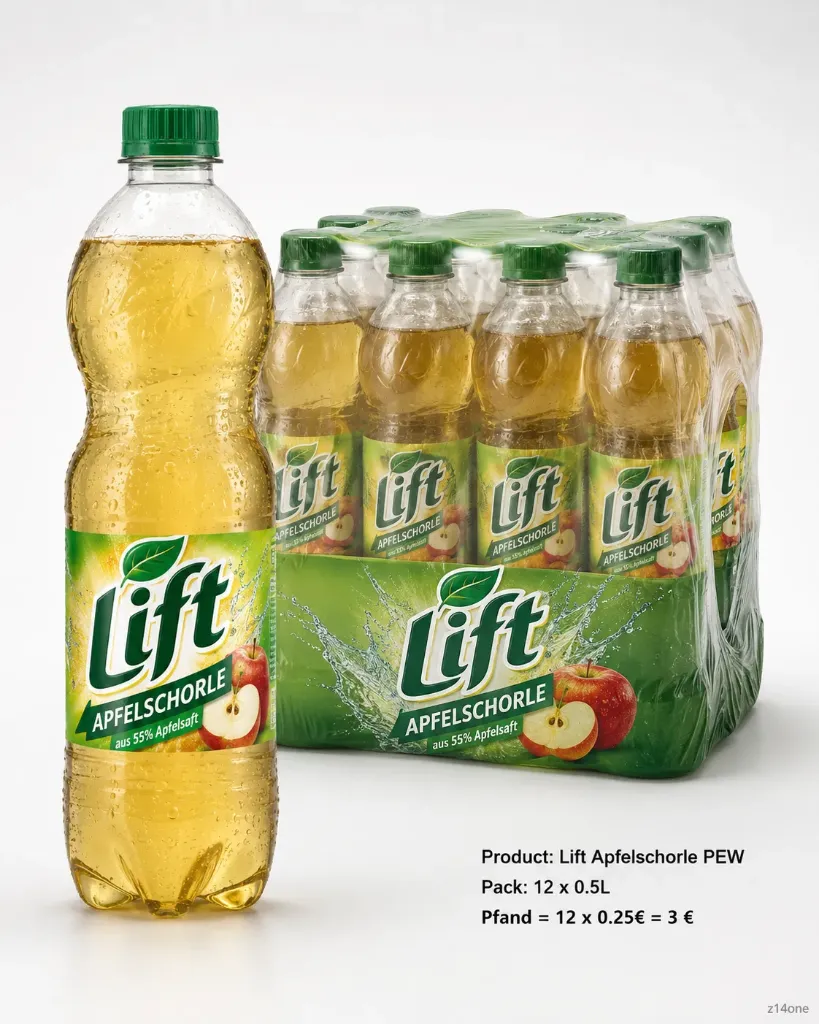 Lift Apfelschorle   PEW ( 12 x 0,5 L )