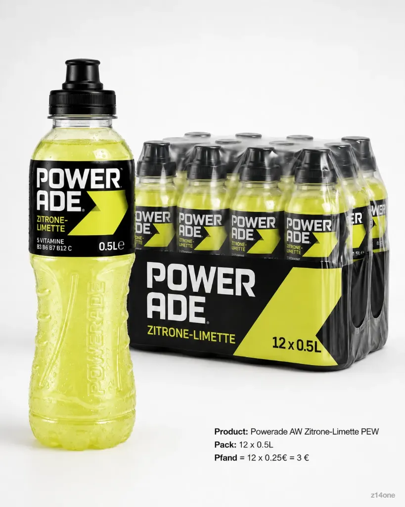 Powerade Aw Zitrone Limette   PEW ( 12 x 0,5 L )