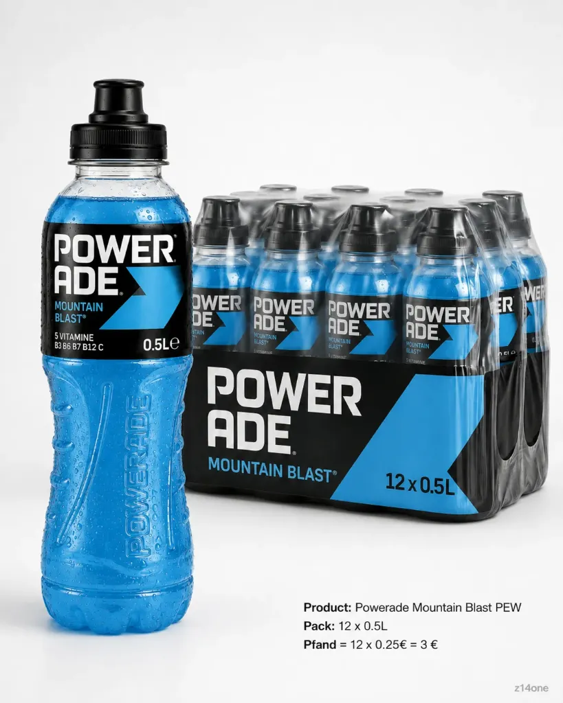 Powerade Mountain Blast   PEW ( 12 x 0,5 L )