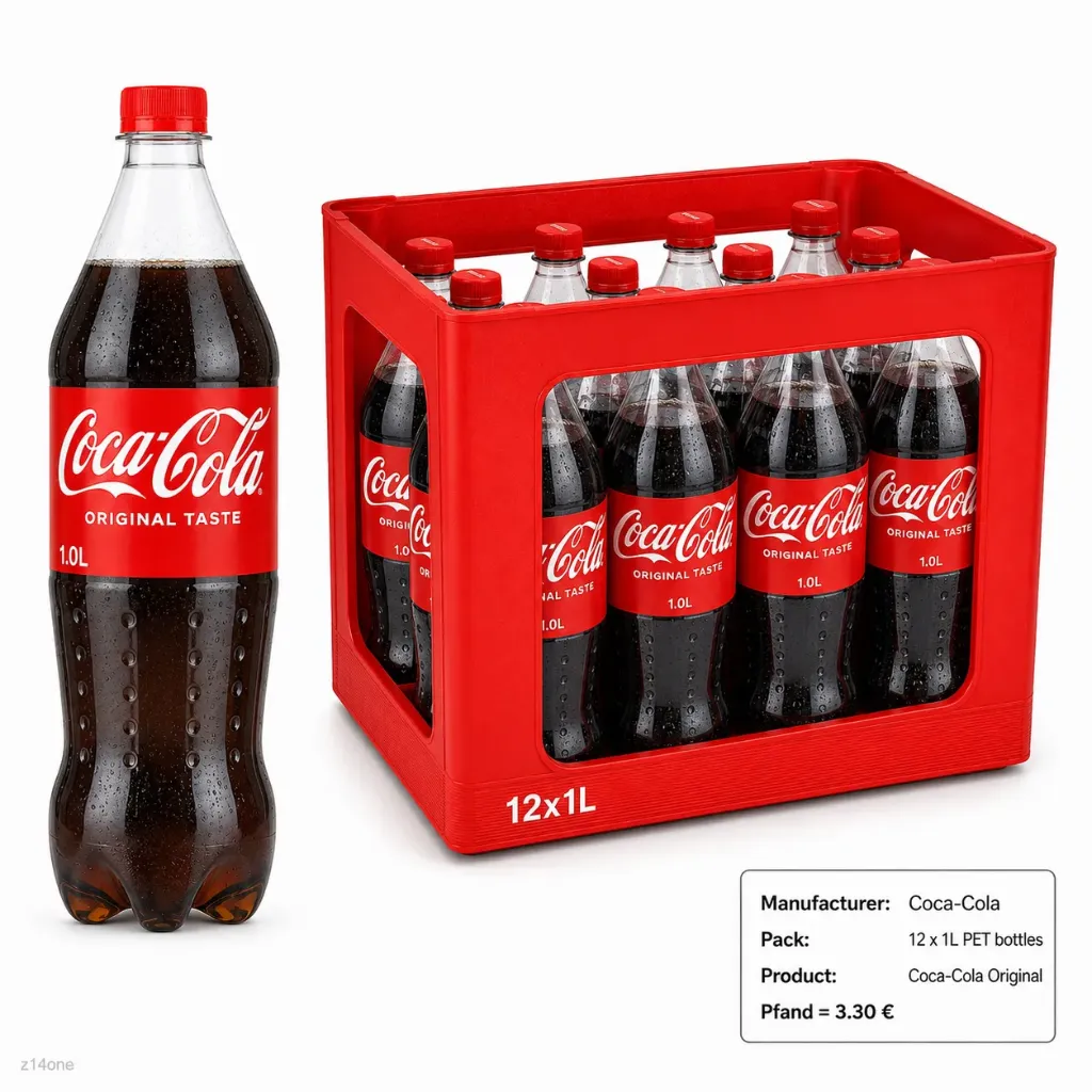 Coca Cola Original  PET ( 12 x 1 L )