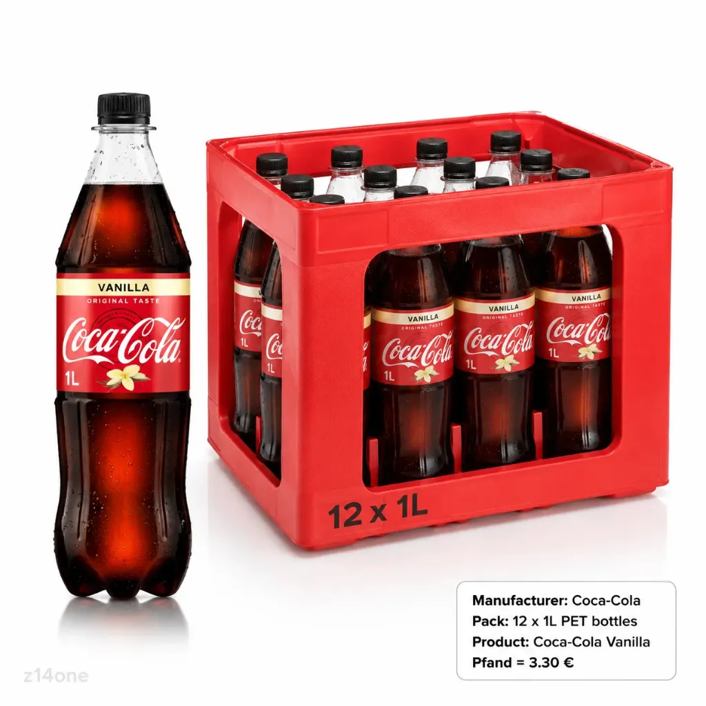 Coca Cola Vanille  PET ( 12 x 1 L )