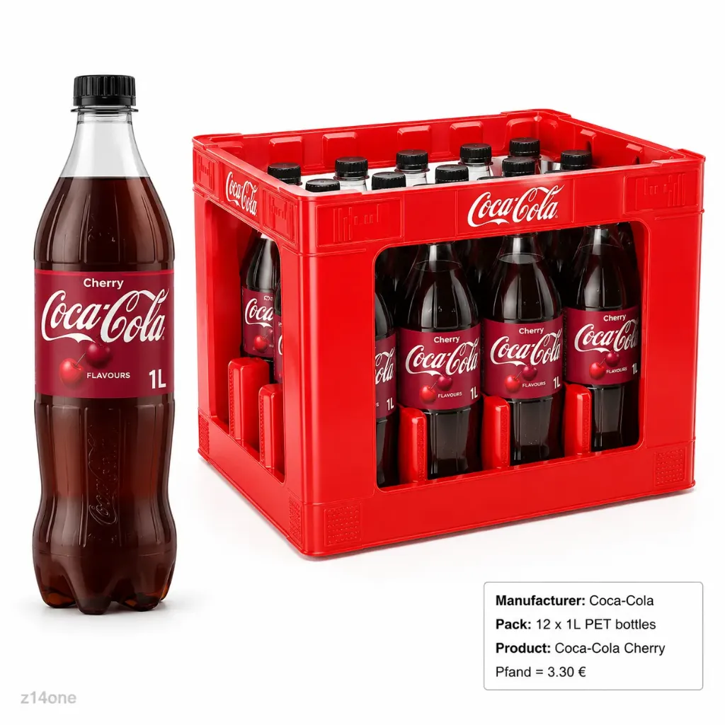 Coca Cola Cherry PET  ( 12 x 1L )