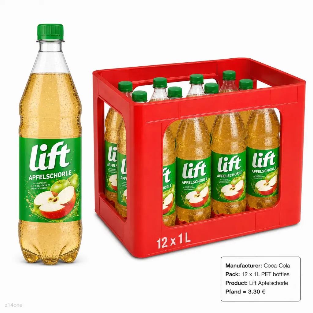 Lift Apfelschorle  PET ( 12 x 1 L )