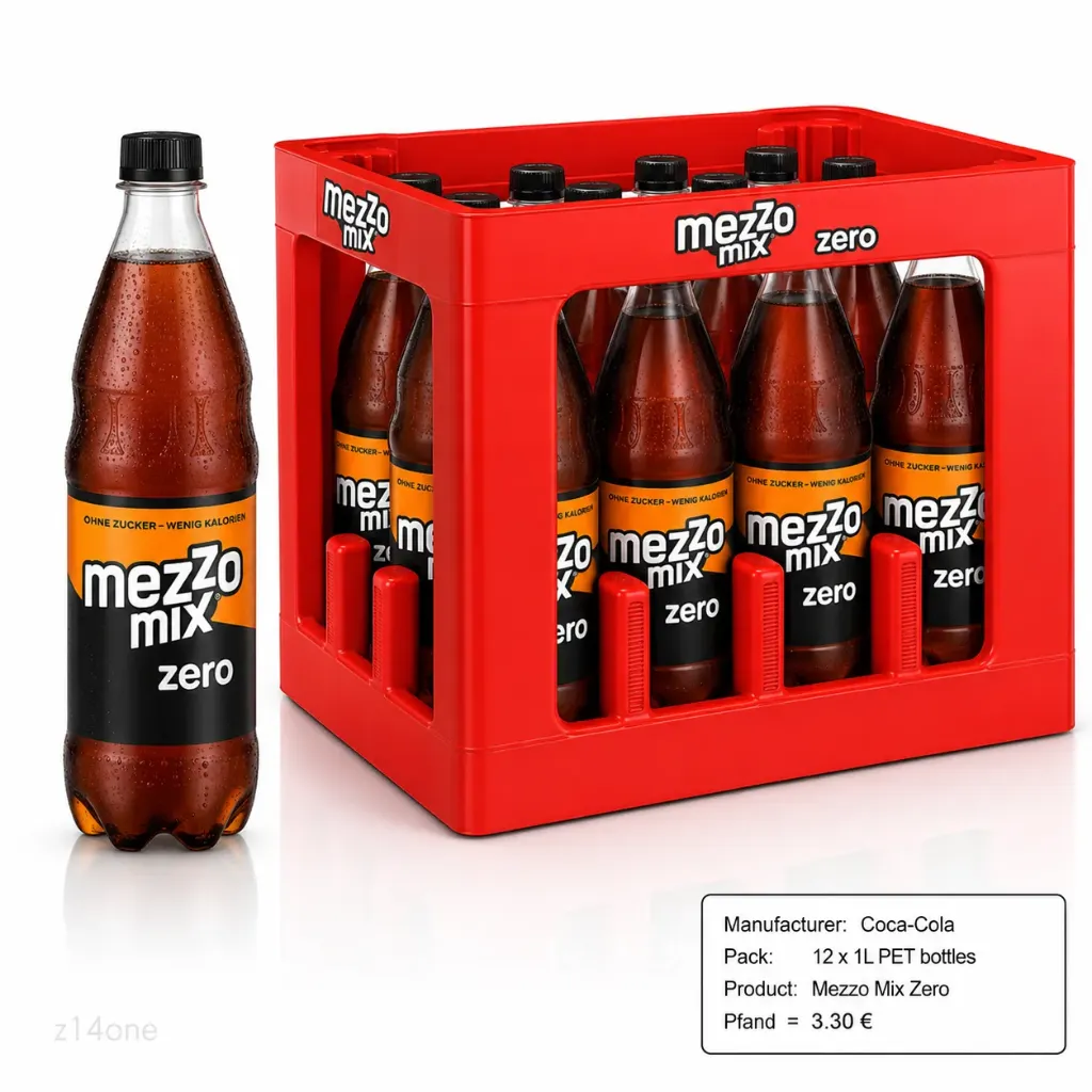 Mezzo Mix Zero  PET ( 12 x 1 L )