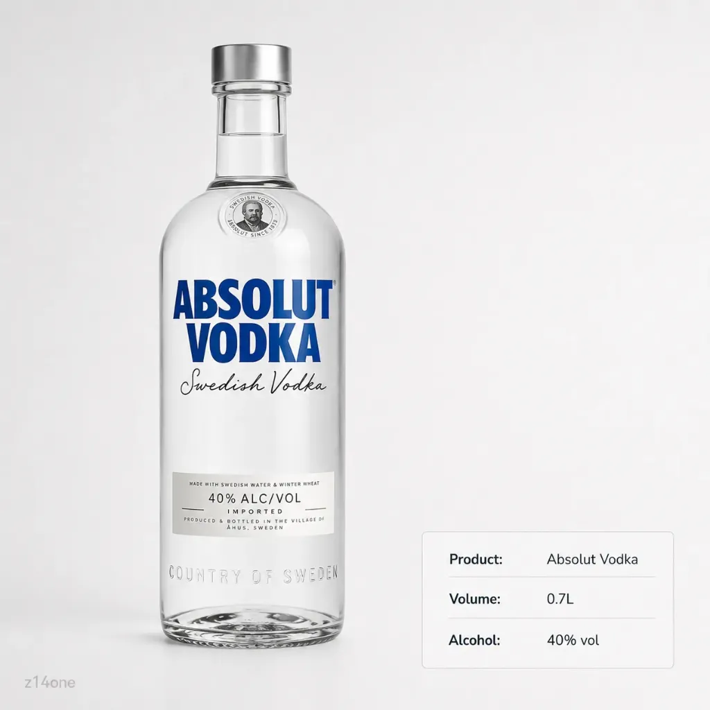 [04-0054] Absolut Vodka 40% Vol. 0.7 L