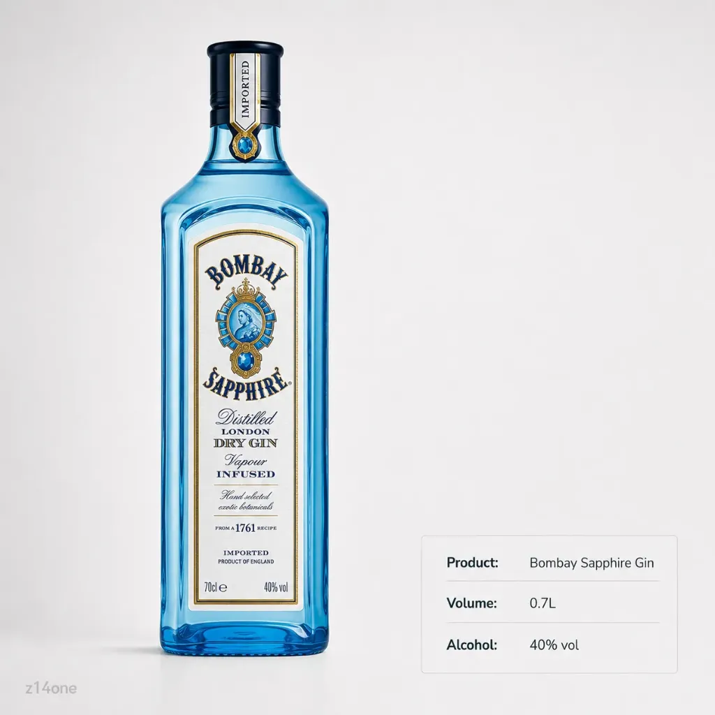 [04-0067] Bombay Sapphire Gin 40% Vol. 0.7 L