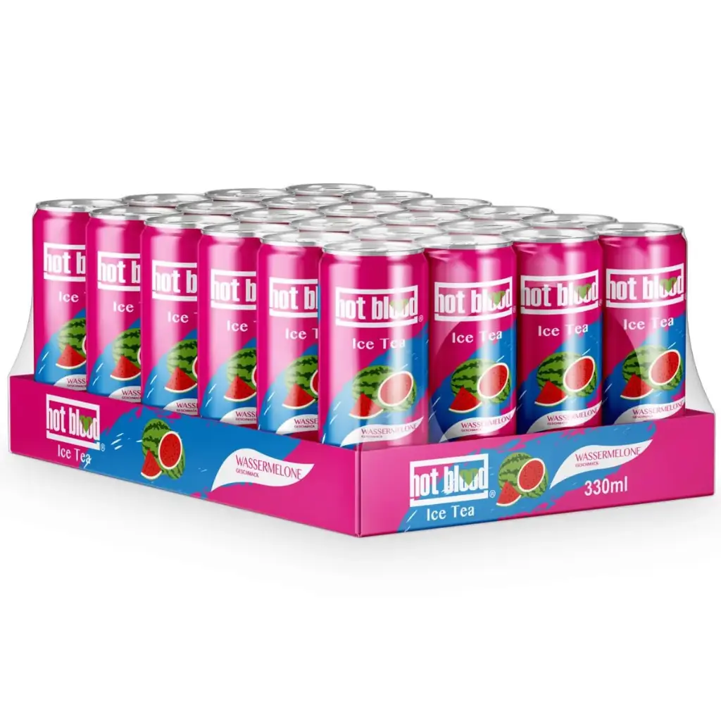 Hot Blood Watermelon Icetea  DOSE ( 24 x 0,33 L )