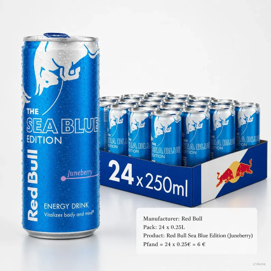 Red Bull Sea Blue (Juneberry) DOSE ( 24 x 0.25L )